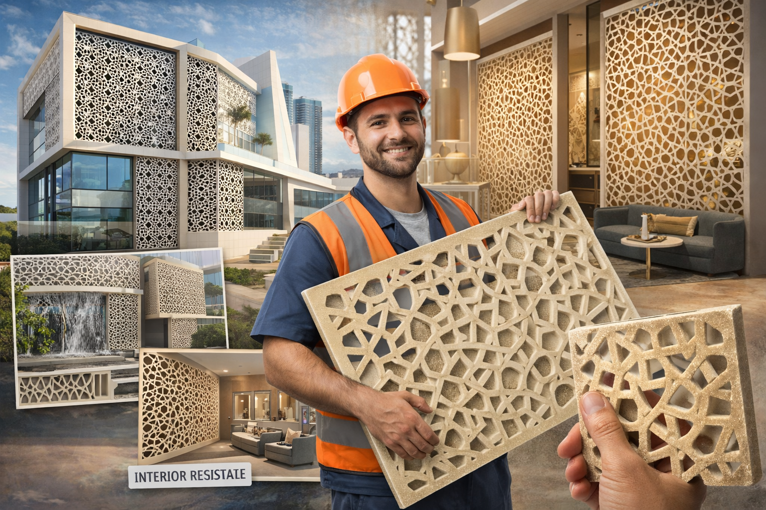 Best GRC and FRP Jali Manufacturer, Columns, Cornices, Screens, Balusters | Stone King Enterprises, Uttar Pradesh, Delhi, NCR