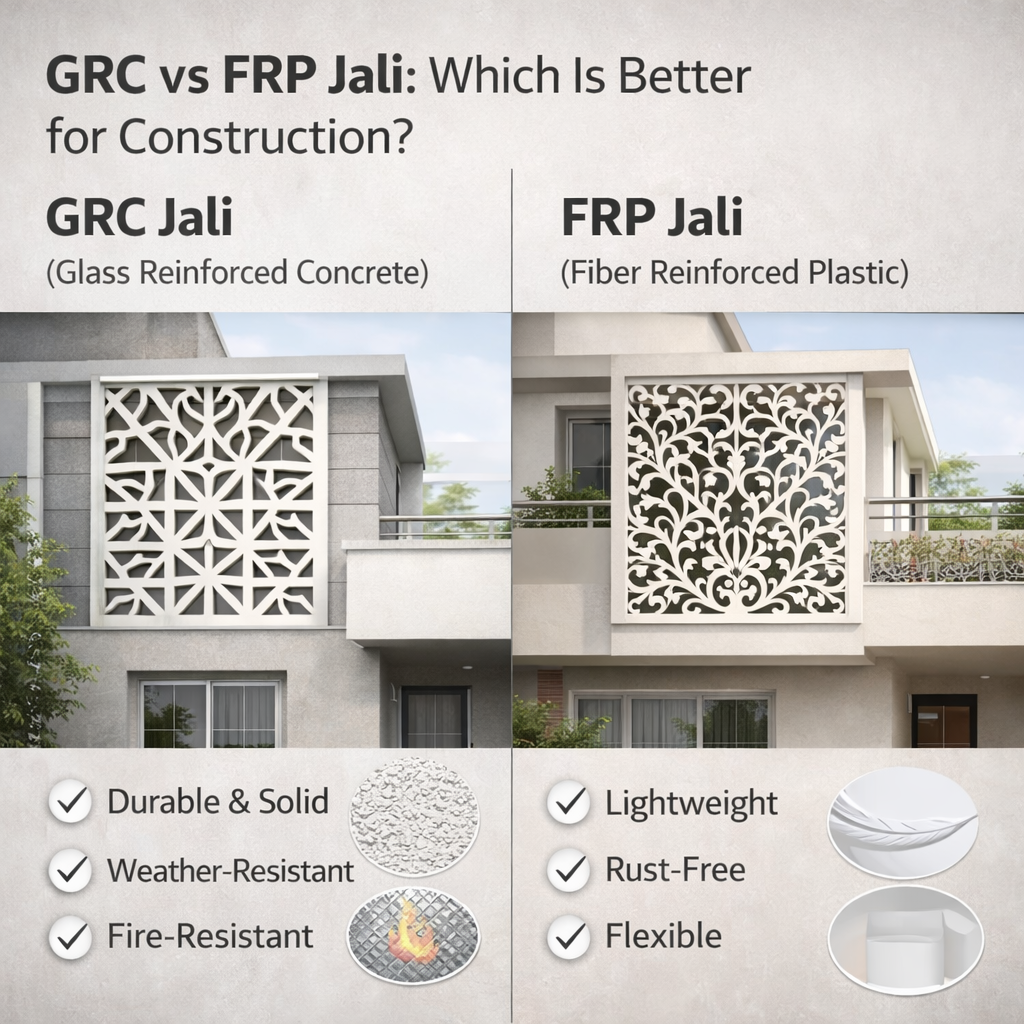 Best GRC and FRP Jali Manufacturer, Columns, Cornices, Screens, Balusters | Stone King Enterprises, Uttar Pradesh, Delhi, NCR